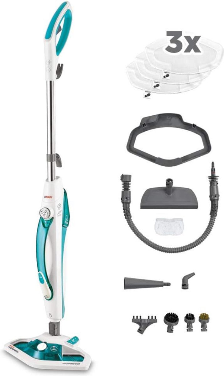 Goedkoopste White-Label® Dweilsysteem - Vloerwisser - Dweilset - Lichtblauw