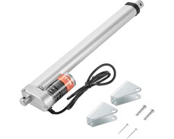 VEVOR 1000N Lineaire Actuator DC 12V Lineaire Aandrijving Ip54 Elektrische Lineaire Motor 300 mm Slaglengte Geluidsniveau ≤50 DB Elektrische Deuropener 14 mm/s Rijsnelheid Lineaire Technologie Aanpassing Aandrijving