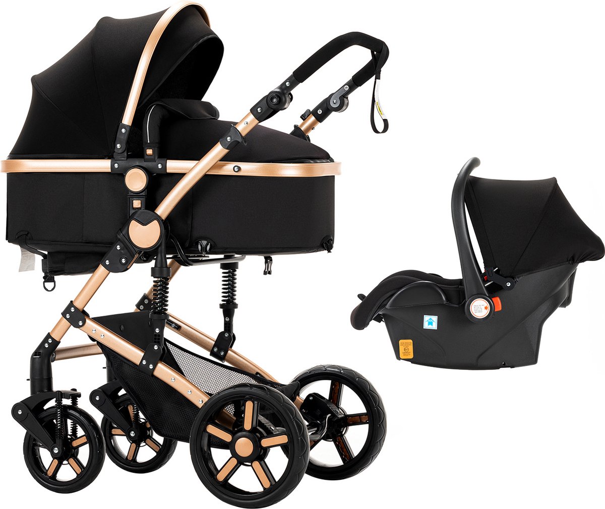 Luxe 3-in-1 Kinderwagen - Wandelwagen - (EAN: 6152901669665)