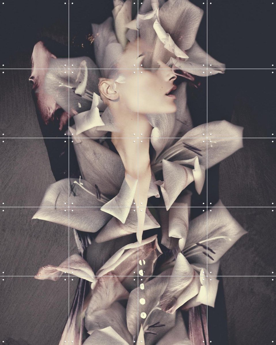 IXXI Amazon, STUDIO HANNAH LEMHOLT - 80 x 100 cm - Gratis ophangtool - Grote wanddecoratie en posters - Surrealisme, Fotografie, Gemengde Technieken