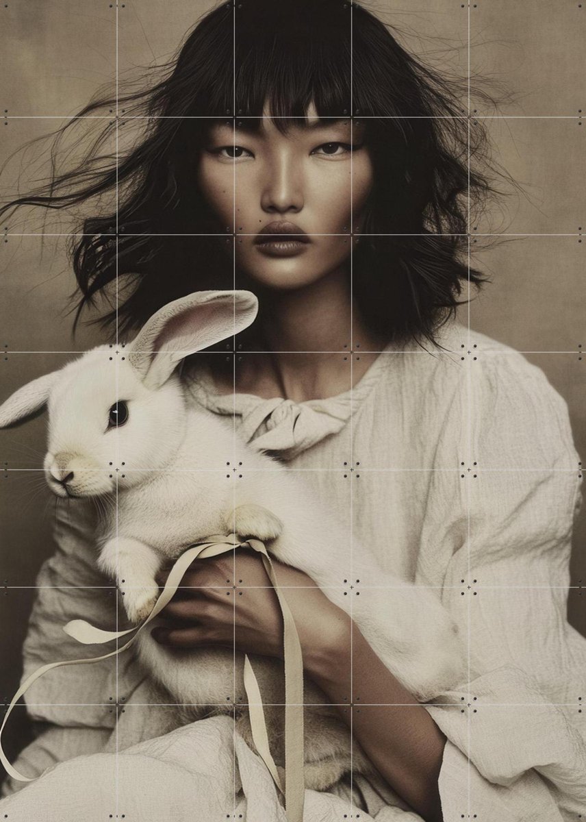 IXXI Zaya, STUDIO HANNAH LEMHOLT - 100 x 140 cm - Gratis ophangtool - Grote wanddecoratie en posters - Fotografie, Realisme, Slaapkamer, Woonkamer
