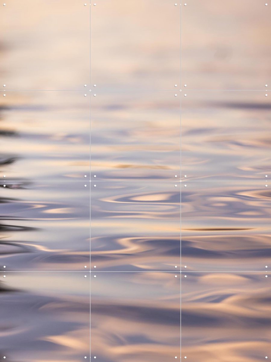 IXXI Sunset Reflections 1, Mareike Böhmer - 60 x 80 cm - Gratis ophangtool - Grote wanddecoratie en posters - Minimalisme, Realisme, Surrealisme