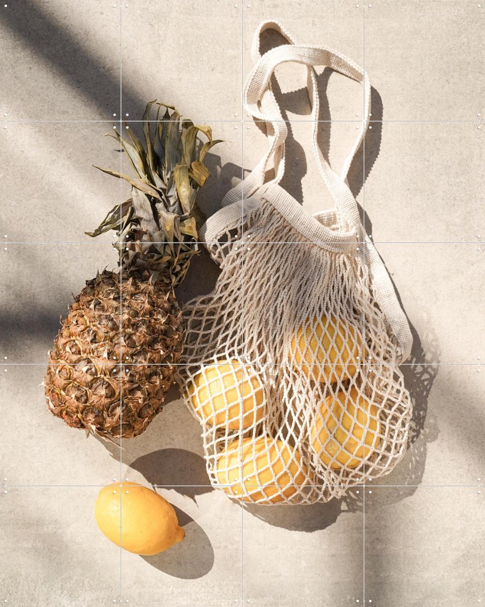 IXXI Tropical Fruits, Henrike Schenk - 80 x 100 cm - Gratis ophangtool - Grote wanddecoratie en posters - Fotografie, Woonkamer, Eetkamer, Keuken
