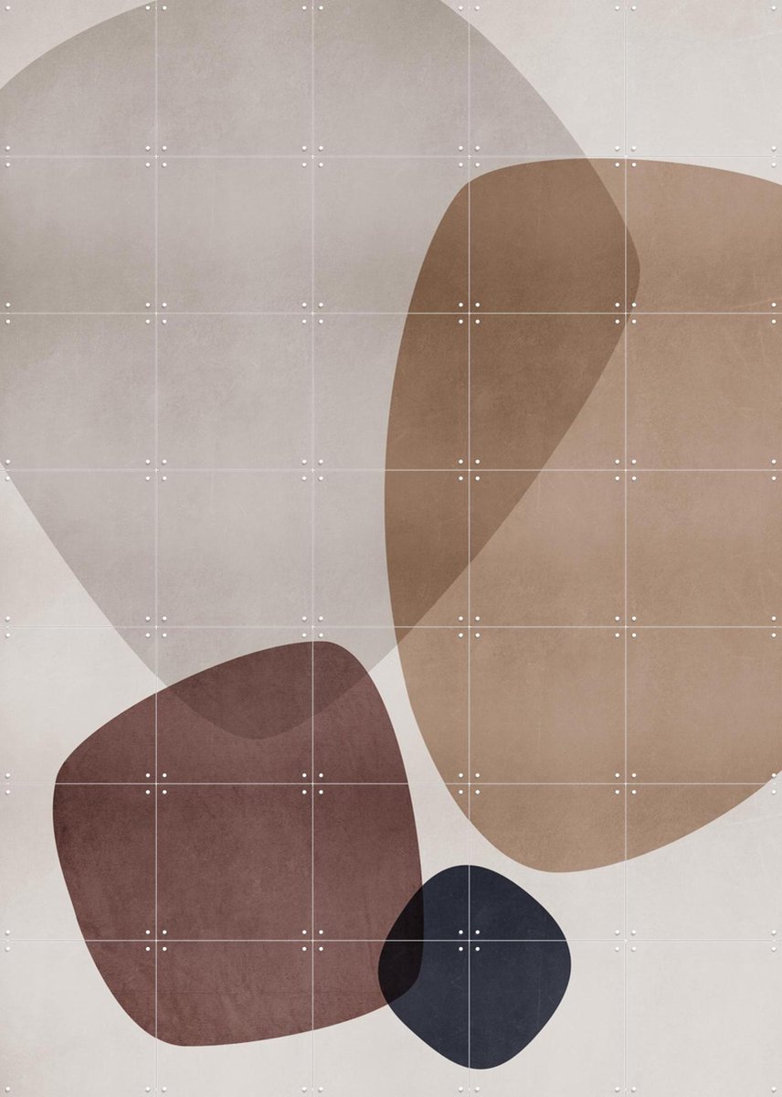 IXXI Graphic 207, Mareike Böhmer - 100 x 140 cm - Gratis ophangtool - Grote wanddecoratie en posters - Grafisch Ontwerp, Abstract, Geometrische Kunst