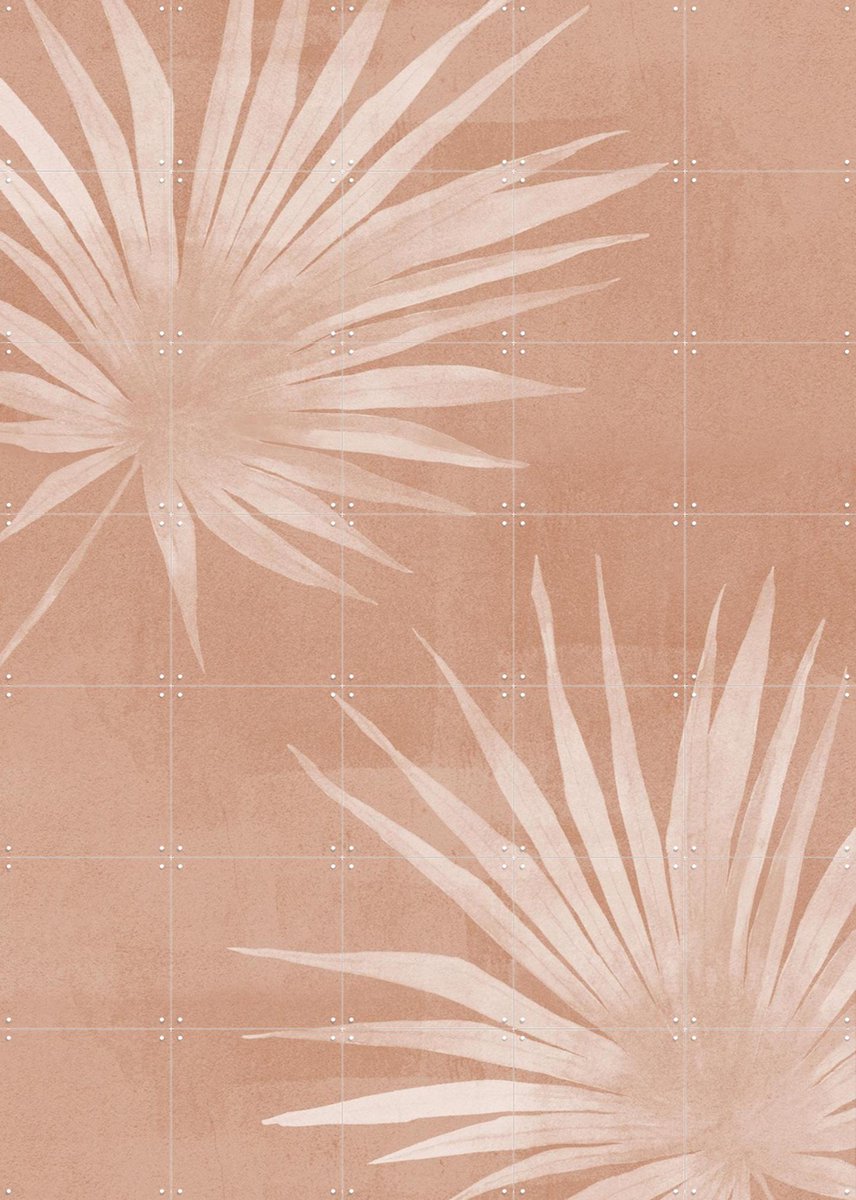 IXXI Mocha Leaves No. 2, Melloi Art & Various - 100 x 140 cm - Gratis ophangtool - Grote wanddecoratie en posters - Minimalisme, Grafisch Ontwerp