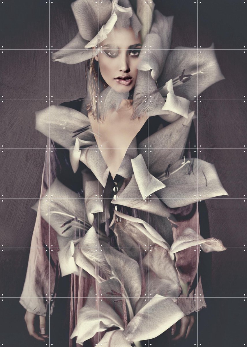 IXXI Achillia, STUDIO HANNAH LEMHOLT - 100 x 140 cm - Gratis ophangtool - Grote wanddecoratie en posters - Fotografie, Surrealisme, Gemengde