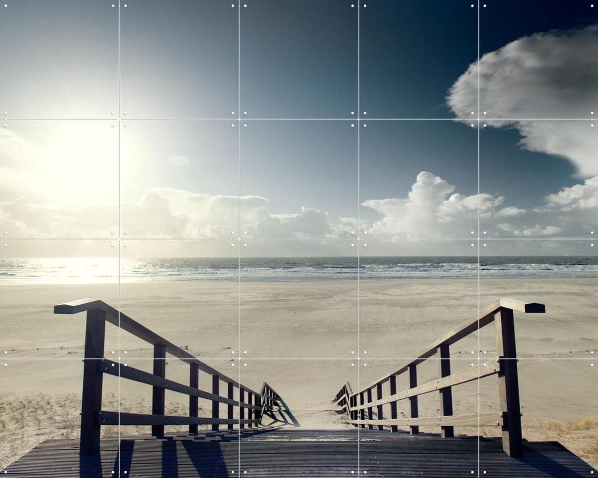 IXXI Exit, Claire Droppert - 100 x 80 cm - Gratis ophangtool - Grote wanddecoratie en posters - Naturalisme, Fotografie, Kleurrijk, Realisme