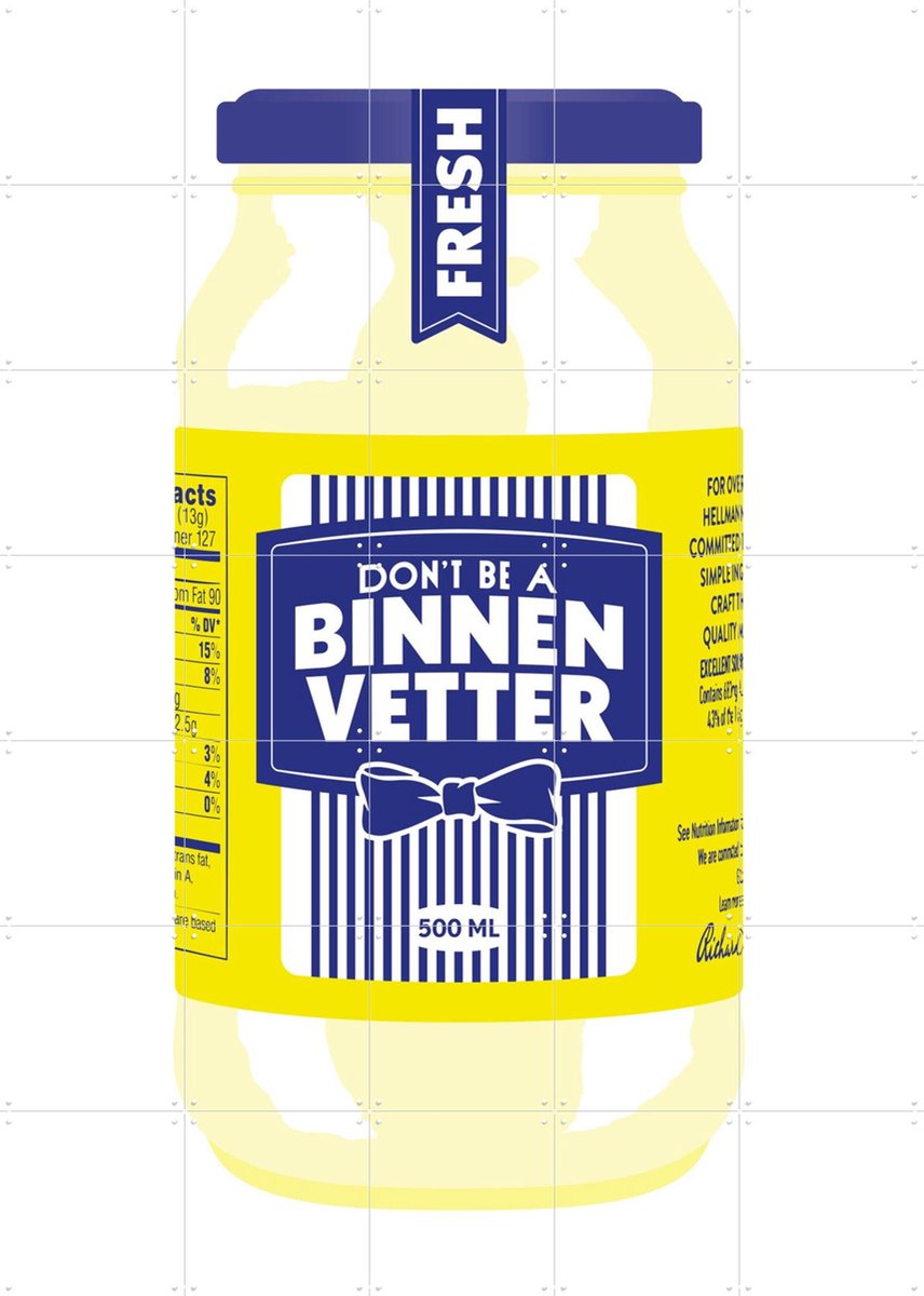 IXXI Binnenvetter, Studio Turbo - 100 x 140 cm - Gratis ophangtool - Grote wanddecoratie en posters - Pop art, Grafisch Ontwerp, Illustraties, Speels