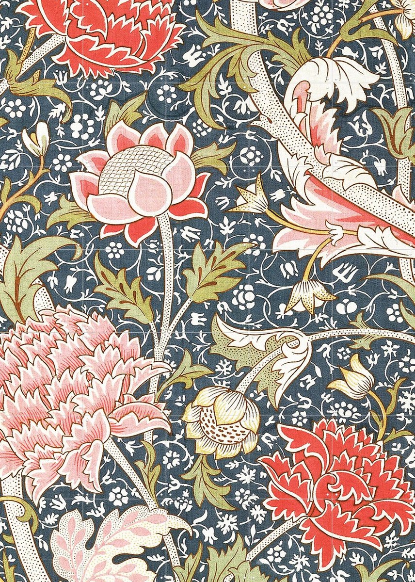 IXXI Cray, William Morris & Victoria and Albert Museum - 100 x 140 cm - Gratis ophangtool - Grote wanddecoratie en posters - Art Nouveau, Vintage
