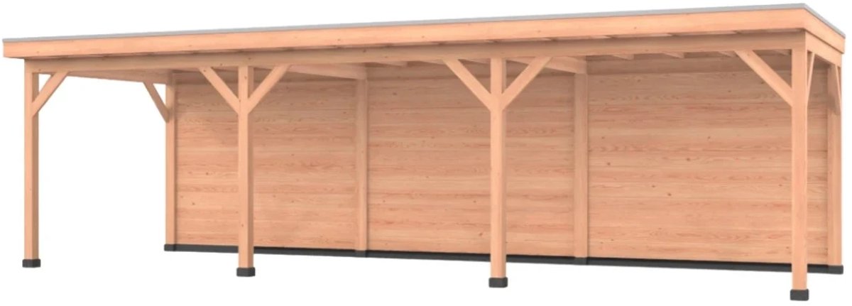 Douglas overkapping, 750 x 350, met achterwand, Westwood Comfort Plus