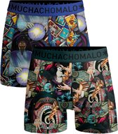 Muchachomalo Jongens Boxershorts – 2 Pack – 95% Katoen – Kinderkleding - Stevig Ondergoed – Jongens Onderbroeken