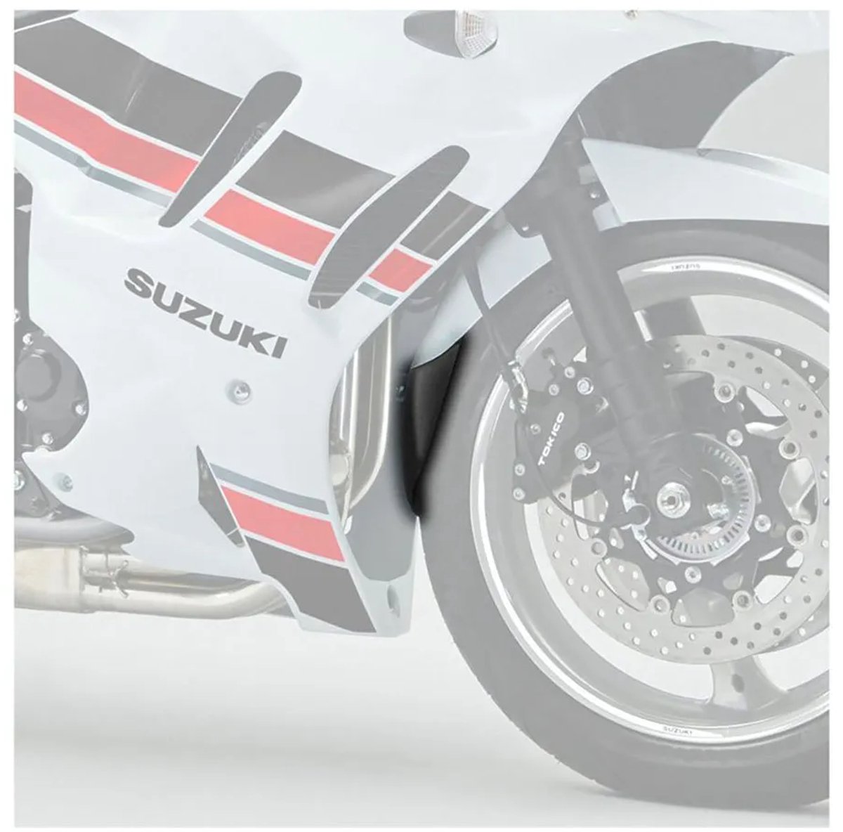 Puig Suzuki Gsx650f 08 Verlenging Voorspatbord Zwart