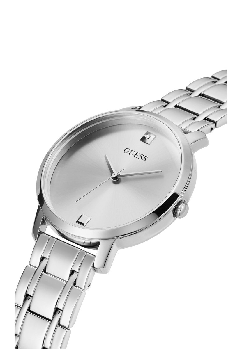 Guess Nova Quartz Analoog Horloge Zilverkleurig Case: 100% Stainless Steel | Armband: 100% Stainless Steel 40 mm U1313L1, U1313L3