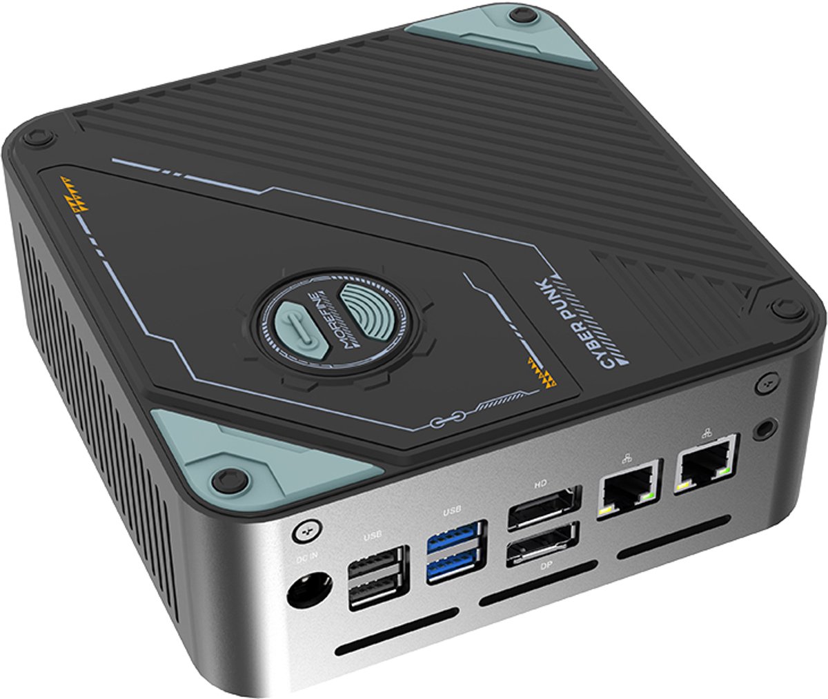 MOREFINE S800 Windows 11 Home Mini PC's, Mini pc desktops, met Intel Ultra 9 185H (tot 5.10 GHz), 16GB RAM, 1T SSD, met 4K thumbnail 2