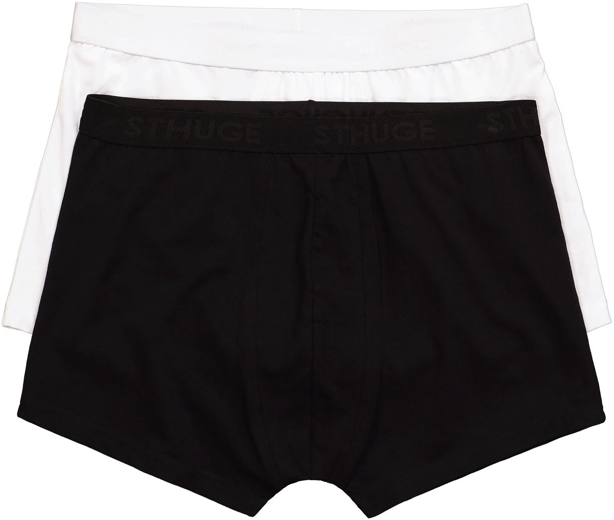 STHUGE - Heren - Heupbroek FLEXLASTIC® OEKO-TEX set van 2 onderbroek - Zwart - Maat 4XL