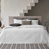 Katoen Égyptien Uni - Wit Taille: Twin (240 x 200/220 cm + 2 taies d'oreiller) (Dreamers Den)