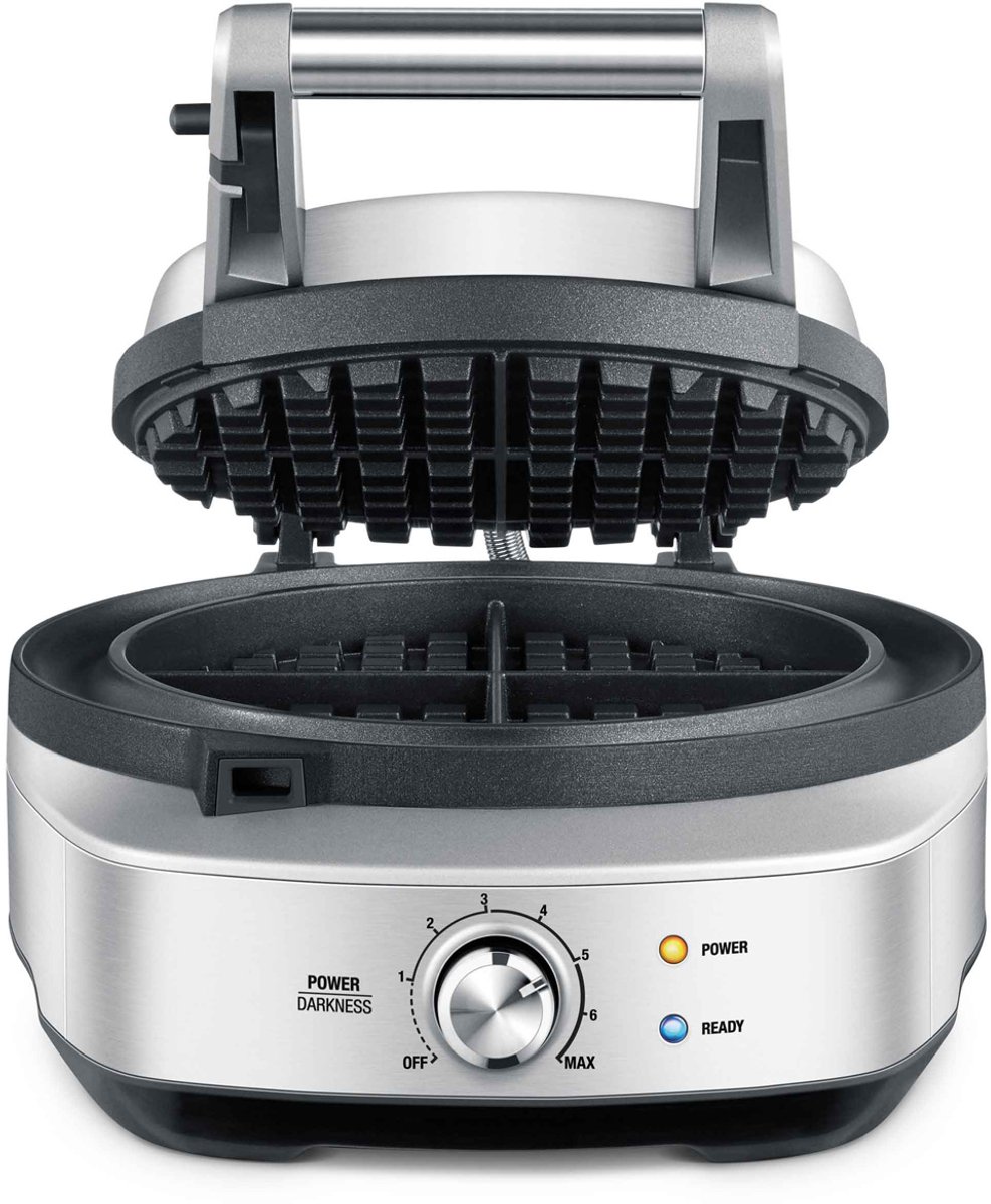 Bol.com Sage the No-Mess Waffle Brushed Stainless Steel Wafelijzer aanbieding