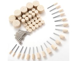 Disques de polissage pour Dremel, accessoires pour polissage rotatif, ensemble de 80 pièces, convient pour le polissage des métaux, du verre et des bijoux.