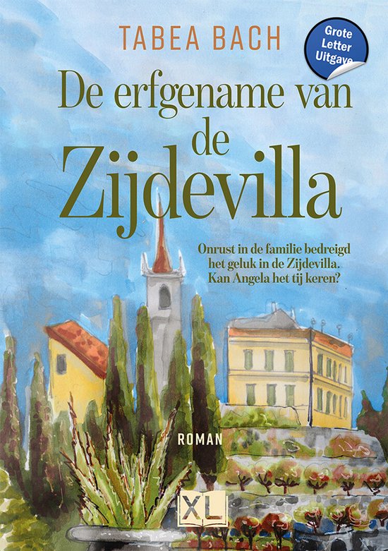 De erfgename van de Zijdevilla - Grote Letter Uitgave - cover