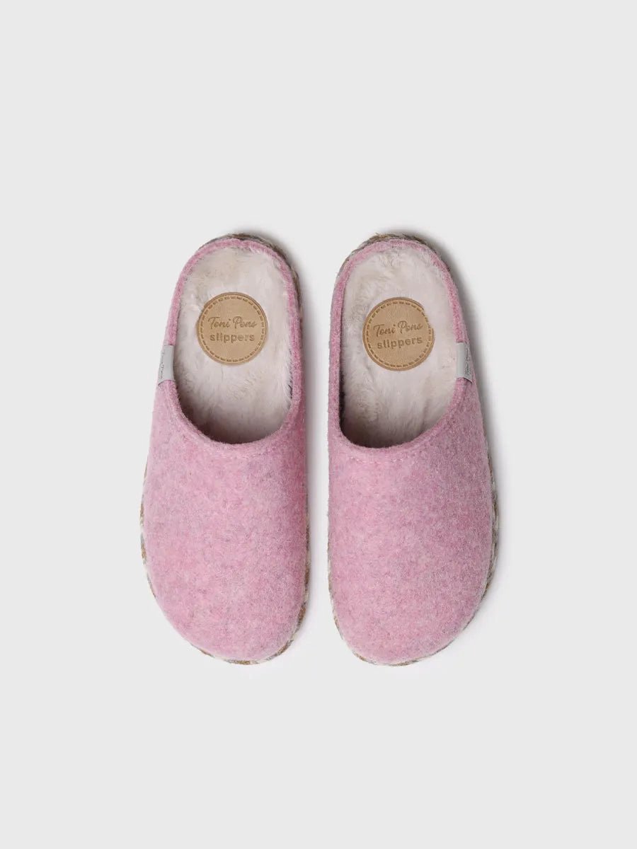 Damesslippers van vilt | DELI-FP