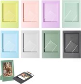 Set van 20 blanco acryl fotolijsten, koelkastmagneten, voor