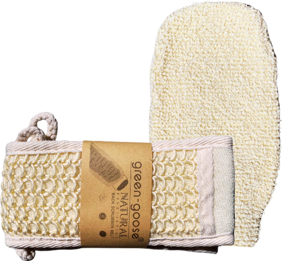 Loofah Rugscrubber - Natuurlijke Hennep - Exfoliatie - 1 stuk