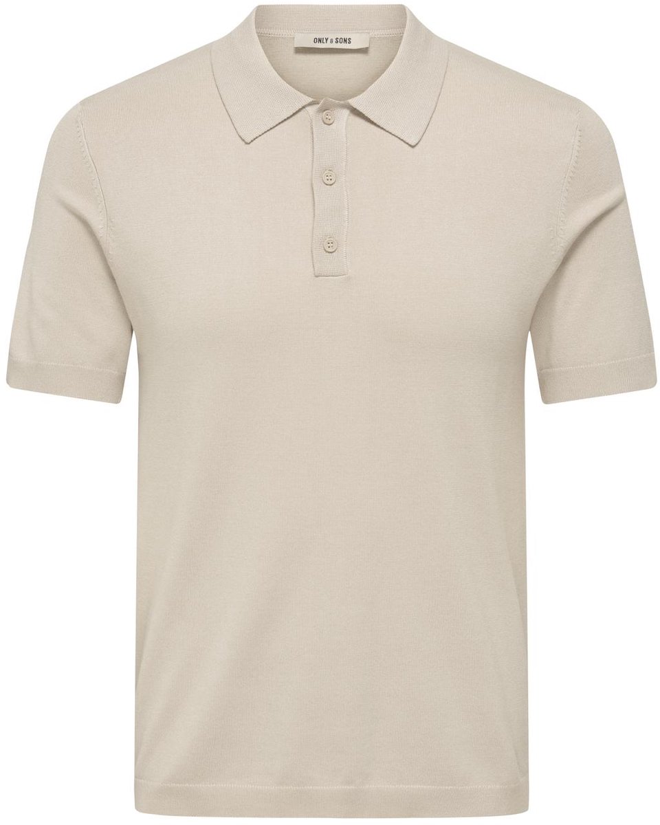 ONLY & SONS ONSWYLER LIFE REG 14 SS POLO KNIT NOOS Heren Poloshirt - Maat XL