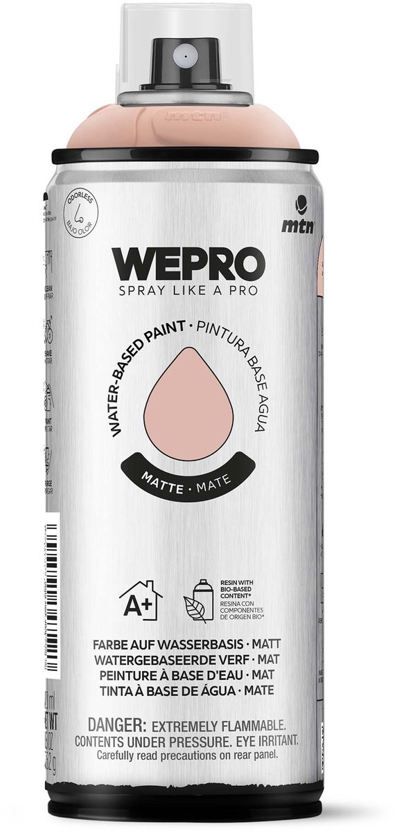 Spuitbus Roze Aloha Mat MTN WEPRO WATER-BASED PAINT 400ML