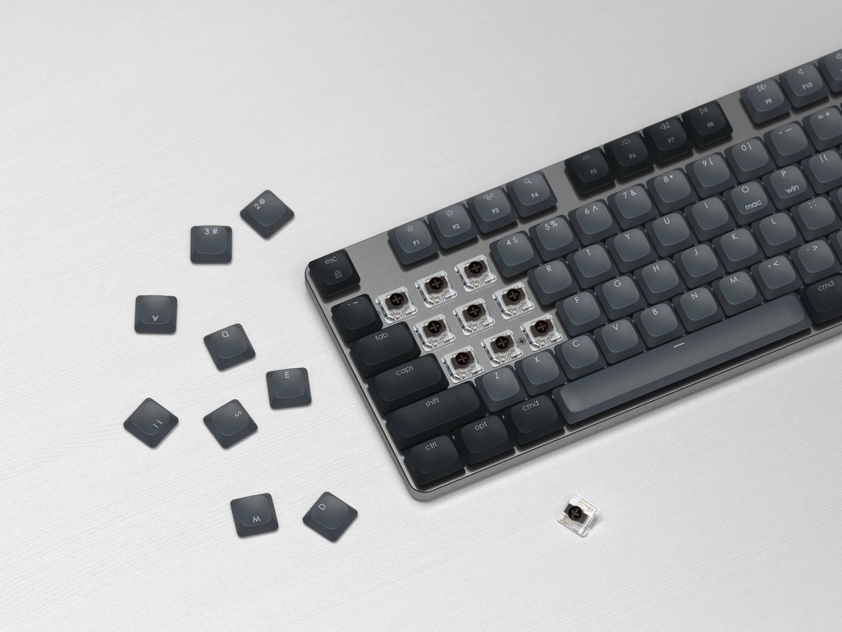 Satechi SM3 Slim mechanisch backlit keyboard / toetsenbord - Grijs thumbnail 4