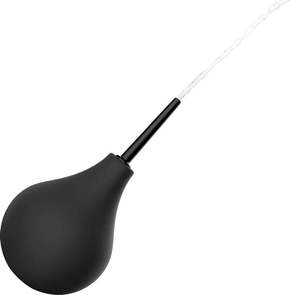 Okado Anale Douche 89 ml Zwart – Intieme Spoelfles met Knijpbal – Voor Hygiënische Reiniging – Compact, Herbruikbaar en Discreet