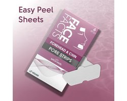 Face Facts | Forehead and Chin Pore Strips - 6 pieces - Vegan