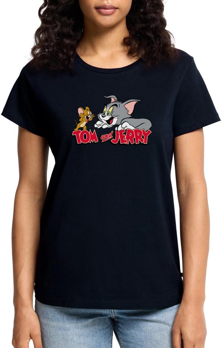 Tom En Jerry Vang Me Maar Premium T Shirt Dames