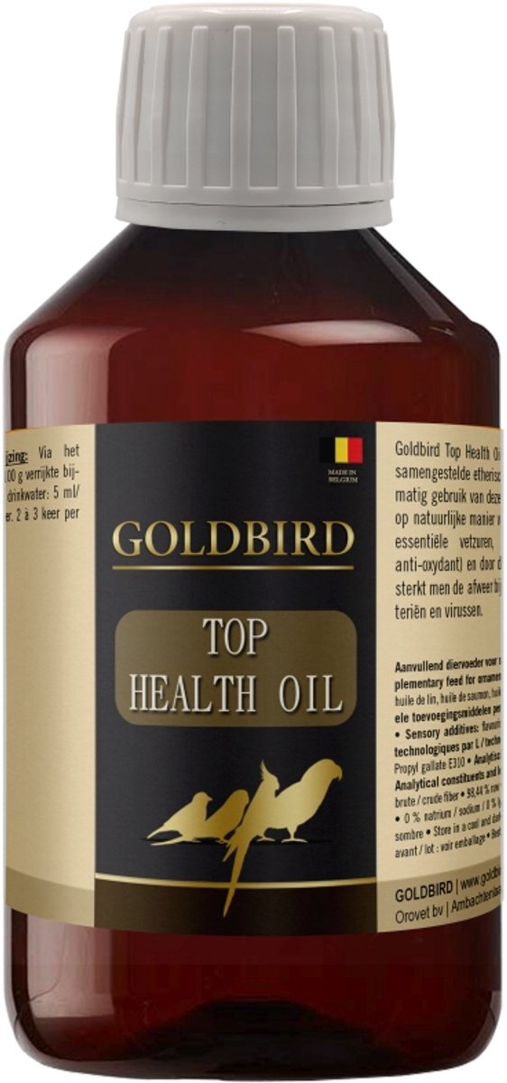 Goldbird Top Health Oil 250ml - voor vogels