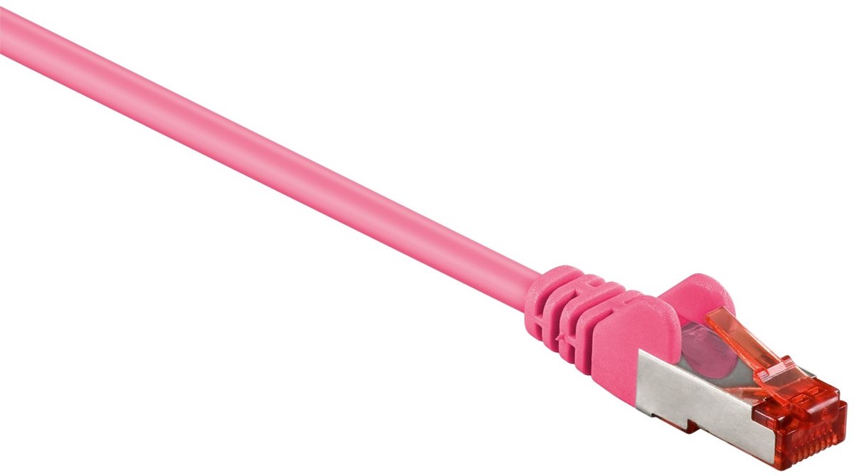 Wentronic 93435 - Cat 6 UTP-kabel - RJ45 - 10 m - Magenta