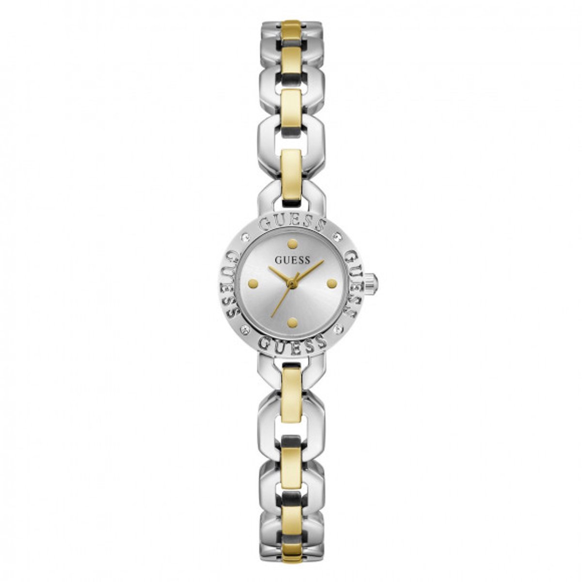Guess Siren Quartz Analoog Horloge Tweetoon Kast: 100% Roestvrij Staal | Armband: 100% Roestvrij Staal 23 mm GW1019L1, GW1019L2, GW1019L3, GW1019L4