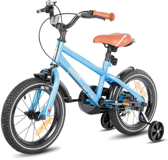 STITCH Totem Jongensfiets - 20 Inch - Kinderfiets voor 7 tot 13 Jaar - Met Zijwieltjes - Blauw - Geschikt voor buitenactiviteiten in de lente van STITCH — afbeelding 5
