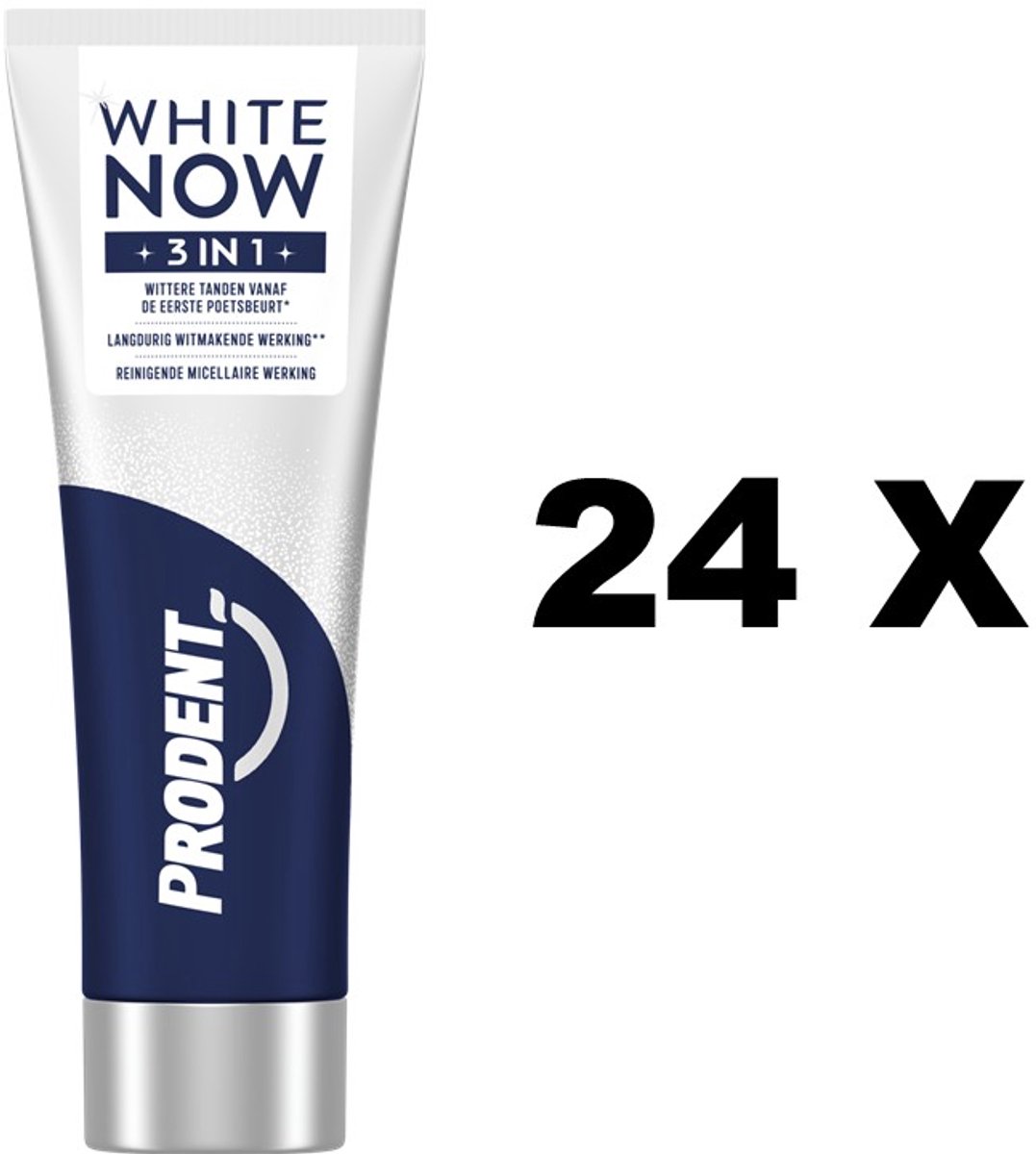 Prodent Tandpasta - White Now 3IN1 - 24 x 75 ml - Voordeelverpakking