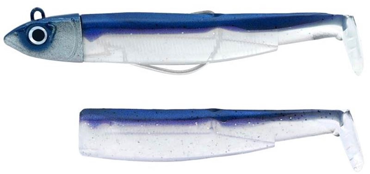Fiiish Black Minnow Off Shore Combo + Body Electric Blue No. 2.5 (105) - 16g Electric Blue