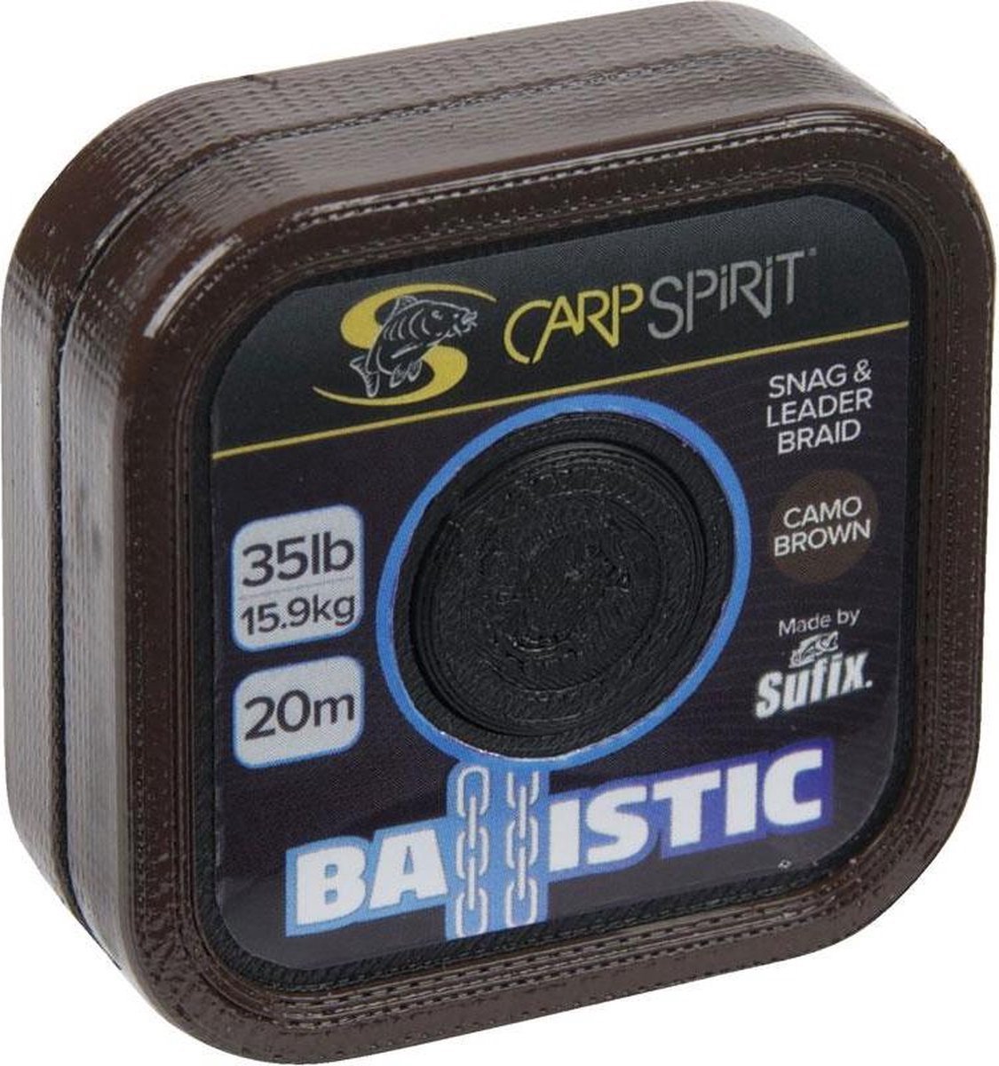 Carp Spirit Ballistic Brown | 20m 35lb Camo Brown