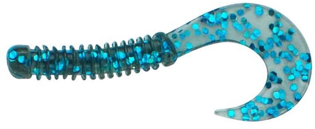 Spro Ring Grub 10st. Smoke Blue 5cm Smoke Blue - PROMO