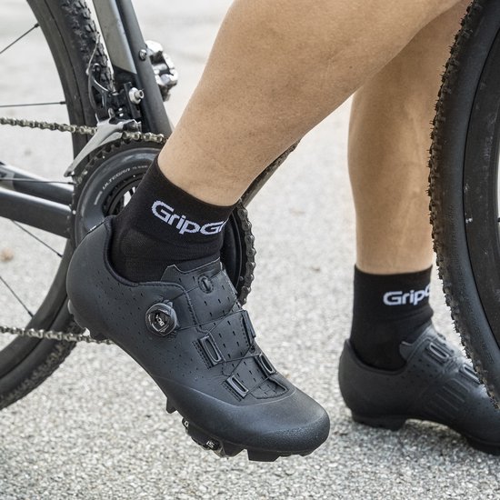 GripGrab - RIDE Low Cut Zomer Fietssokken 3 Paar Korte Coolmax Sokken - Unisex - Wit van Gripgrab — afbeelding 2