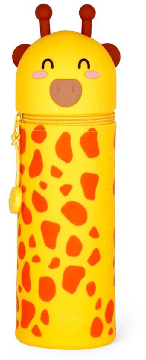 DEZP 1 Stück Kawaii Pencil Case 2 In 1 Soft Silicone Federmäppchen 18.5 * 6.5Cm, Multifunktions