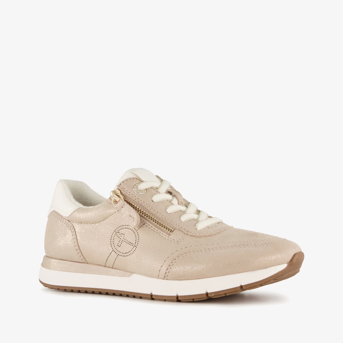 Tamaris Comfort Sneakers beige Synthetisch - Dames