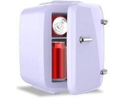 DnA® Mini vriezer - Diepvries - Mini Koelkasten - 4L Mini Fridge - Paars - 28cm x 20cm x 29cm