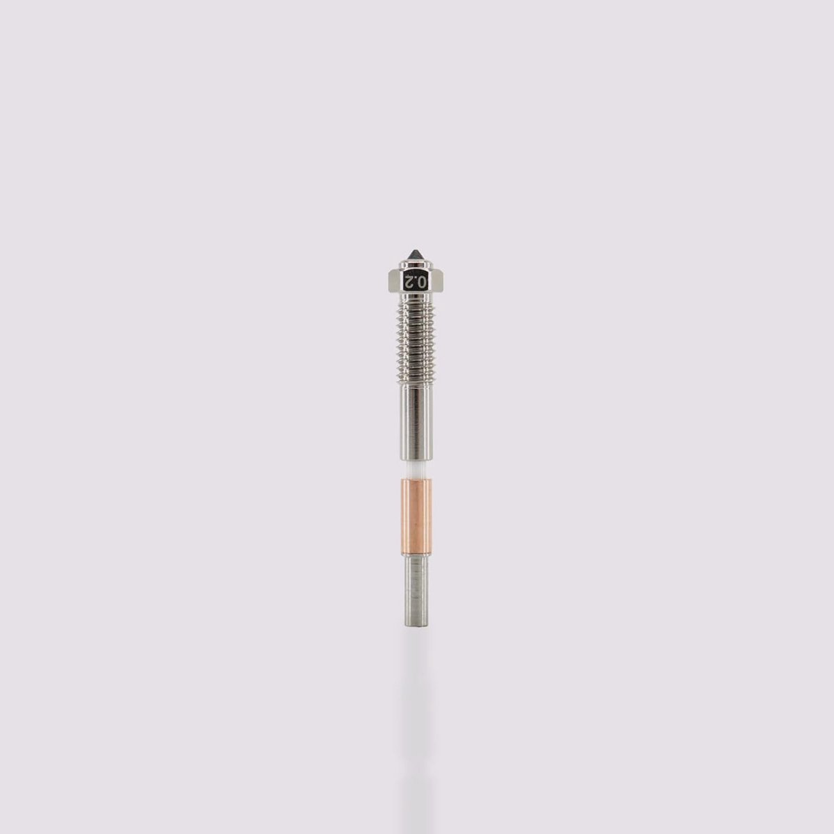 2x Bimetalen 0.4mm 3D Printer Nozzles voor Hoge Duurzaamheid en Nauwkeurige Extrusie