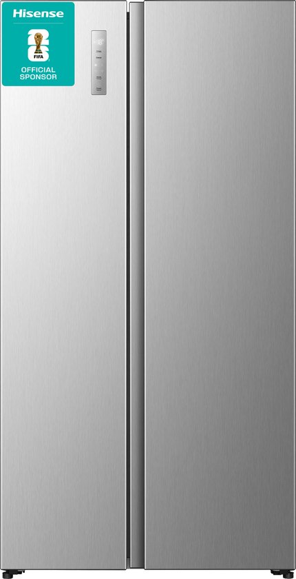 Amerikaanse koelkast Hisense RS3P558NEID 544L No-Frost energiezuinig 37dB LED display FastFreeze SuperCool
