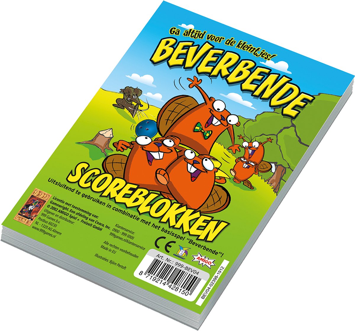 999 Games - Beverbende Kaartspel Met Extra Scoreblokken - Tactisch Geheugenspel - Kaartspel - Familiespel - Gezelschapsspel - Educatief spel - vanaf 6 jaar - Klein cadeautje — afbeelding 4