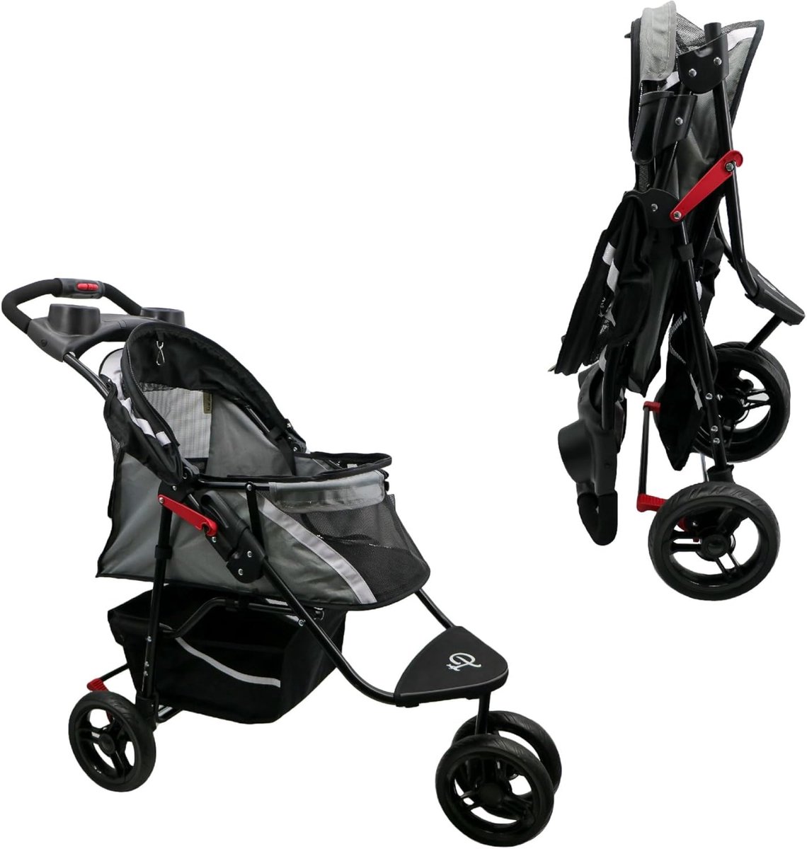 Petique Hondenbuggy Revolutionary Grijs