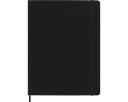 Moleskine 18 Maanden Agenda - 2026/27 - Wekelijks - XL - Zachte Kaft - Zwart