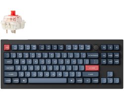 Keychron V3 Max QMK/VIA toetsenbord red switch zwart